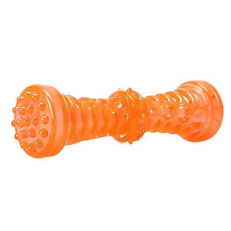 TPR Large Dog Bone Rubber Pet Toy Sound Strong Bite-Resistant Pets Teethbrush Toys