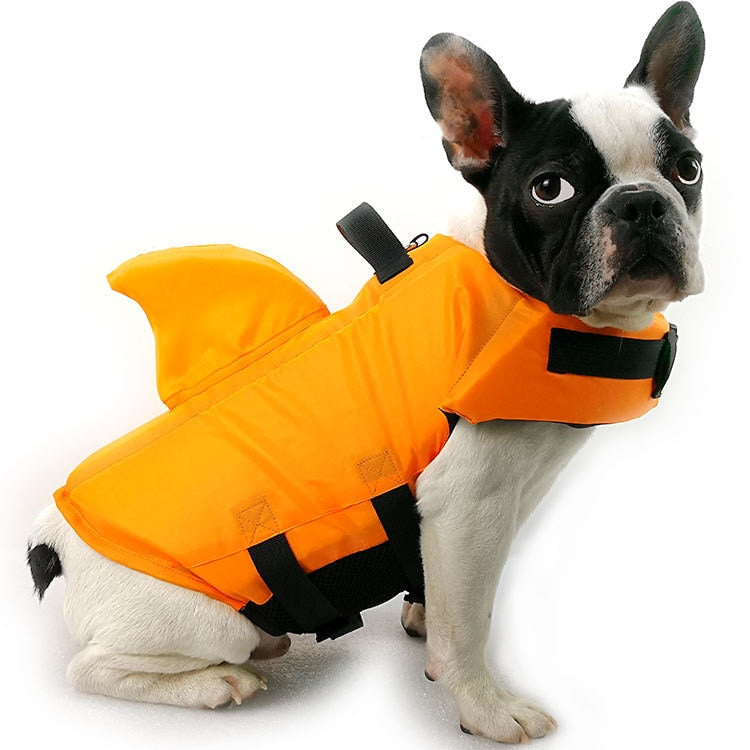 Dog Life Vest With Shark Fin